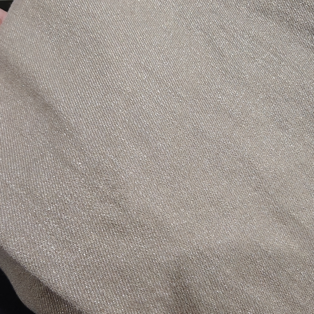 LOFT Gold Sparkle Jeans || Size 27 - Picture 3 of 3